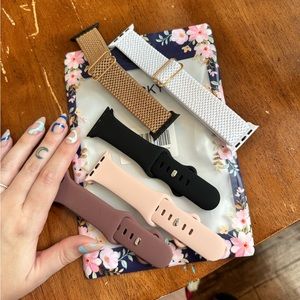 Apple Watch Bands Multipack NEVER WORN Neutral Colors 38/40MM